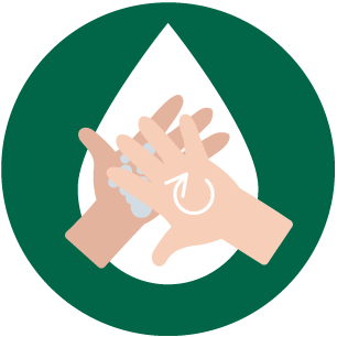 Frota las palmas de tus manos